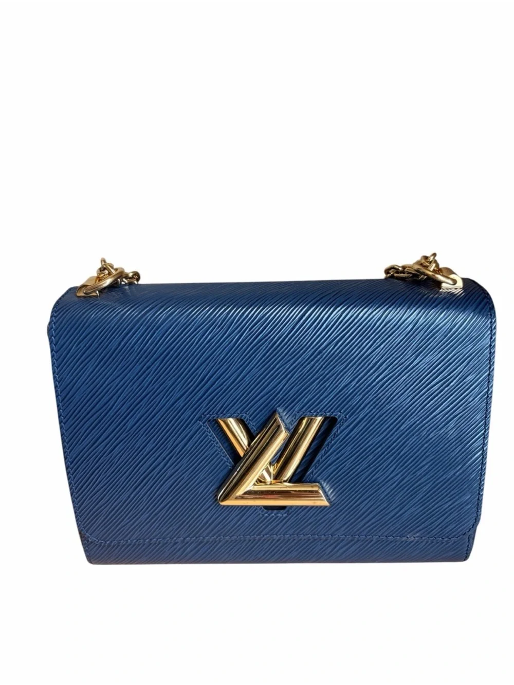 Louis Vuitton Epi Twist 2 way Bag MM Indigo